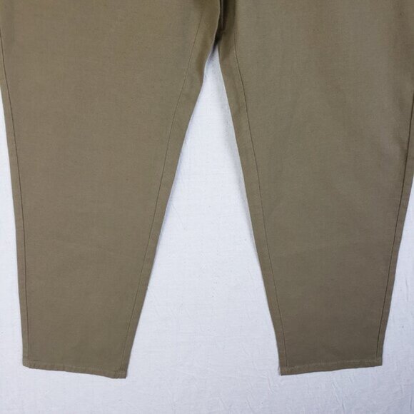 EILEEN FISHER Pants Organic Cotton/Hemp Tapered Ankle Length size 12 Stretch - Picture 11 of 13